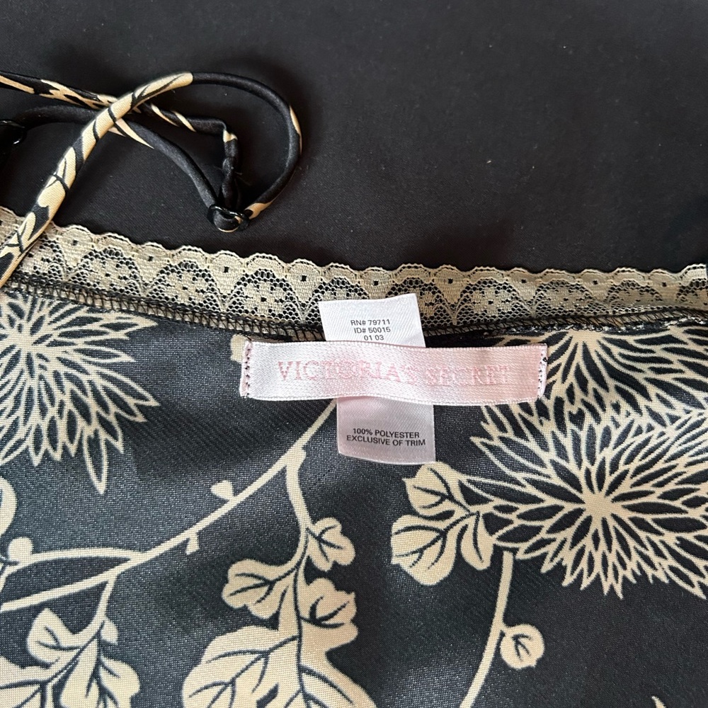 NWOT VS Victoria’s Secret Baby Doll Cami Slip Open Tie Front. Size M. - Picture 7 of 10